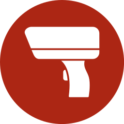 Thermometer gun icon