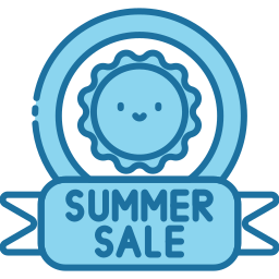 Summer sale icon