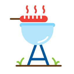 attrezzatura per barbecue icona