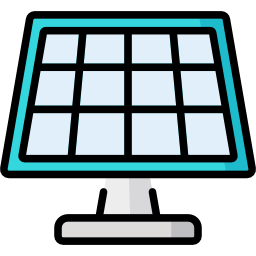 panel solar icono