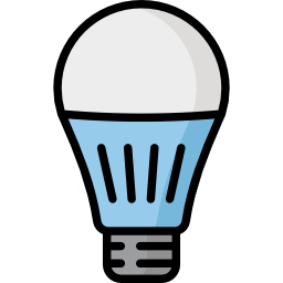 Led lamp icon