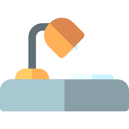 Desk lamp icon