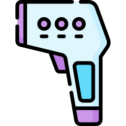 Thermometer gun icon