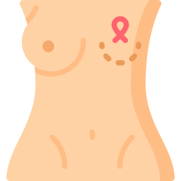 Breast cancer icon