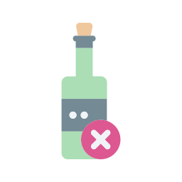 No alcohol icon