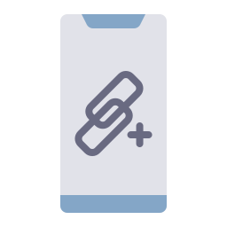 construcción de enlaces icono