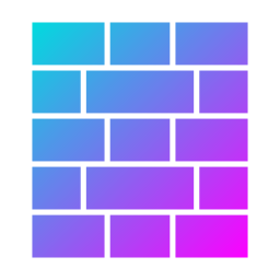 parede de tijolos Ícone