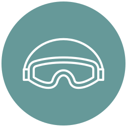 Safety glasses icon