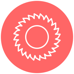 serra circular Ícone
