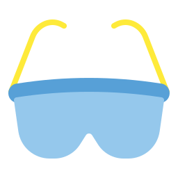 lentes de seguridad icono