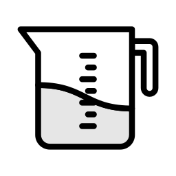 Measuring jug icon