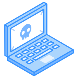 Cyber attack icon