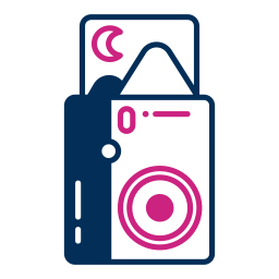 câmera polaroid Ícone