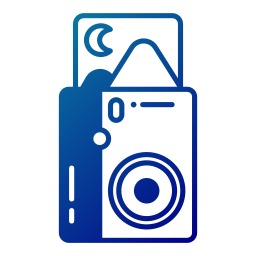 câmera polaroid Ícone