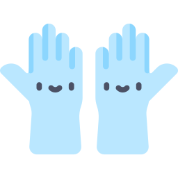 des gants Icône