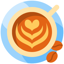 Latte art icon