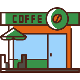 Coffee shop icon