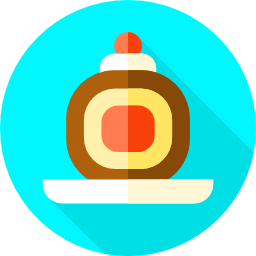 Roll cake icon