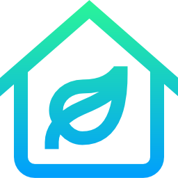 Eco house icon