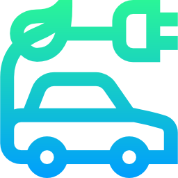 Electric car icon