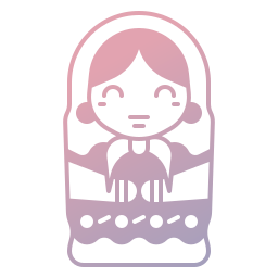 bambola matrioska icona