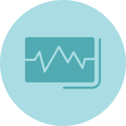 lettura dell'ecg icona