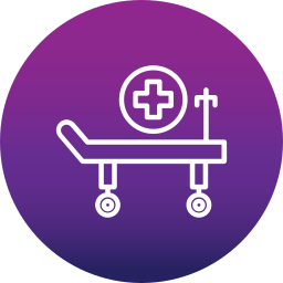 Hospital bed icon