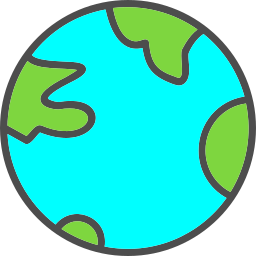 pianeta terra icona