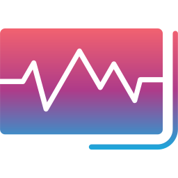 leitura de eletrocardiograma Ícone