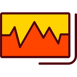 lectura de electrocardiograma icono