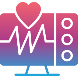 monitor de ecg Ícone