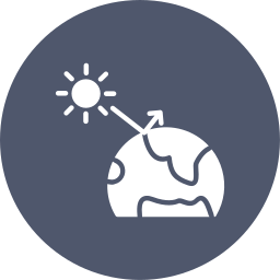 Greenhouse effect icon