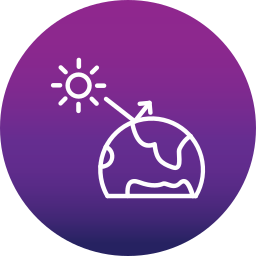 Greenhouse effect icon