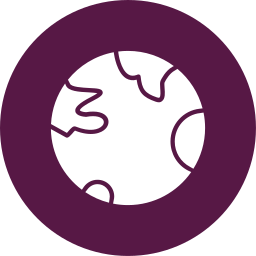 Planet earth icon