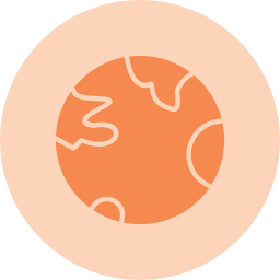 Planet earth icon