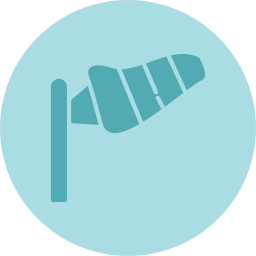 Wind sign icon