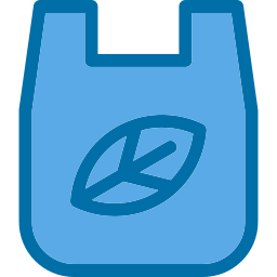 sac plastique Icône