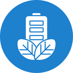 Eco battery icon