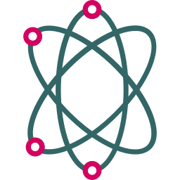energía atómica icono