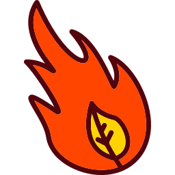 pożar ikona