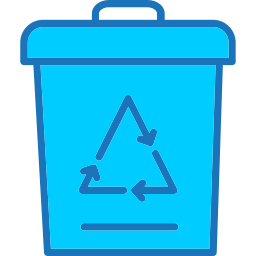 papelera de reciclaje icono