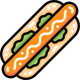 hotdog icoon