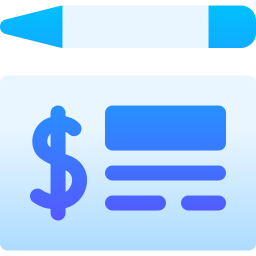 Cheque icon