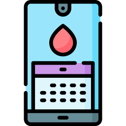 aplikacja menstruacyjna ikona
