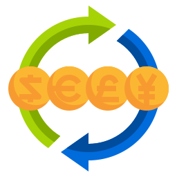 Échange de devises Icône