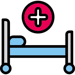 Hospital bed icon