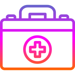 First aid kit icon