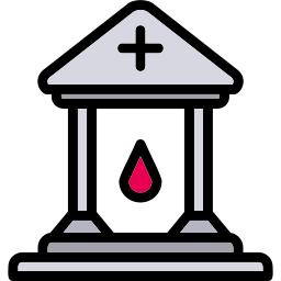 banca del sangue icona