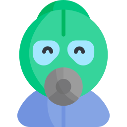 Protective mask icon