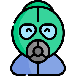 Protective mask icon